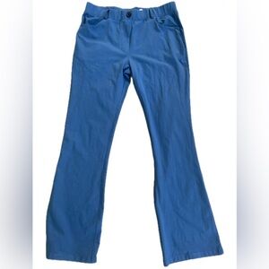 Blue -Teal flare Cut Women's Pants